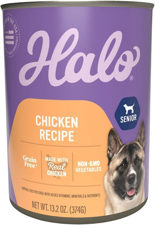 [Halo Senior] Chicken Recipe 13.2 oz (Pack of 6)