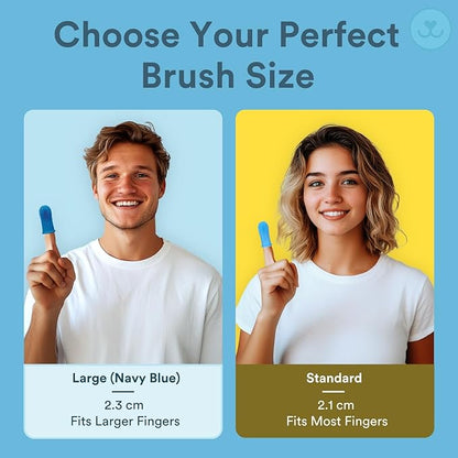 Jasper Dog Toothbrush, 360 Degree Pet Tooth Brushing Kit, Cat Toothbrush, Canine Dental Care & Teeth Cleaning Kit, Pet Finger Tooth Brush, Use with Dog Toothpaste, 4-Pack Multicolor