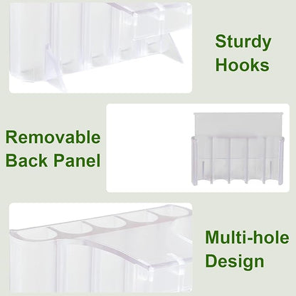 2 PCS Aquarium Plant Holder Top Hanging Fish Tank Plant Pot Aquarium Planter Cups for Water Feature Decoration