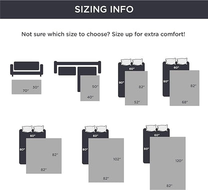 Bedsure 100% Waterproof Couch Cover for Dogs Washable - Non Slip Waterproof Dog Blanket for Couch Sofa, Lightweight Furniture Protector Durable for Pet Puppy with Non-Slip Bottom, Dark Grey, 30x70IN