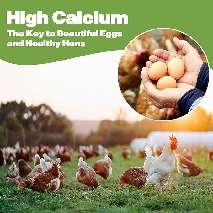 5LB Dried Black Soldier Fly Larvae, 86X Calcium Than Dried Mealworms, High Protein Non-GMO Organic Chicken Feed Reptile & Amphibian Food