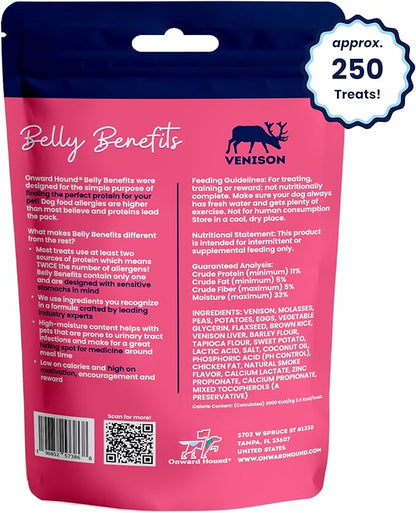 Training Treats for Dogs - Soft Venison - Low Calorie Dog Training Treats for Sensitive Stomachs with Single Source Premium Protein, Corn Free, & Soy Free Formula - 10 oz