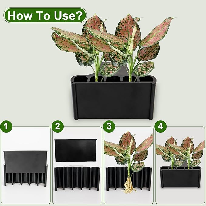 2 PCS Aquarium Plant Holder Top Hanging Fish Tank Plant Pot Aquarium Planter Cups for Water Feature Decoration