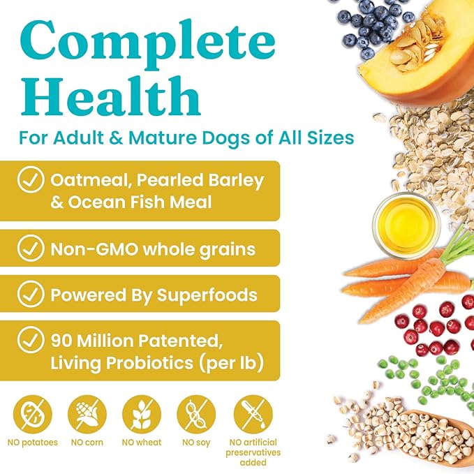 [Solid Gold] Whole Grains, Oatmeal, Pearled Barley, & Fish