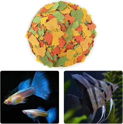 Tropical Fish Feed 400ml Fish Feed Small Ornamental Fish Feed Aquarium Fish Feed Seedling Growth Food Nutritionally Balanced