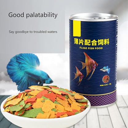 Tropical Fish Feed 400ml Fish Feed Small Ornamental Fish Feed Aquarium Fish Feed Seedling Growth Food Nutritionally Balanced