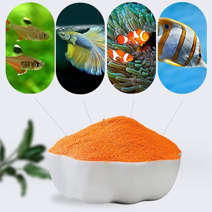 60G Brine Shrimp Shelling Eggfood Aquarium Hatching Tropic Fish Food for Feeding Baby Fishes Artemia Shelling Eggs