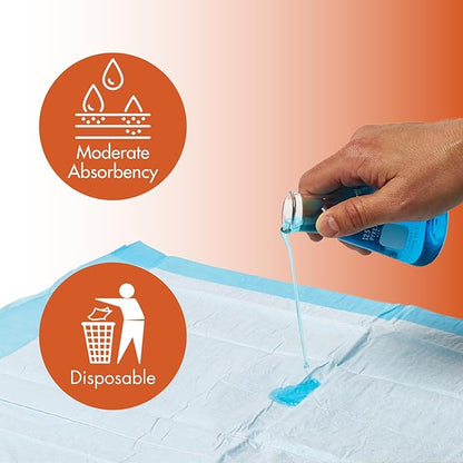 Caring Disposable Underpads, Pet Pee Pads for Potty Training, Moderate Absorbency, 23 x 36 in, 50-Pack