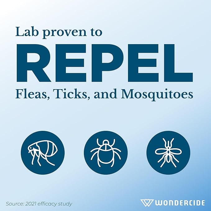 Wondercide Dog Collar - Flea, Tick, and Mosquito Repellent for Dogs - with Natural Essential Oils - Up to 4 Months Protection - Small Medium