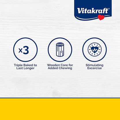 Vitakraft Crunch Sticks Variety Pack: Orange & Apricot Flavor, Egg & Honey Flavor, Sesame & Banana Flavor Treats for Parakeets, 2.4 oz