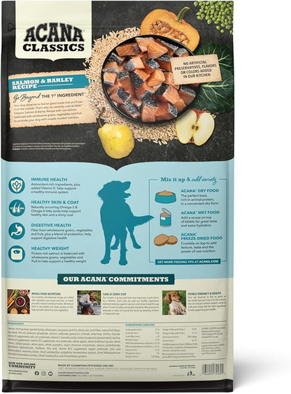 ACANA Classics Dry Dog Food Salmon and Barley Recipe 22.5lb Bag