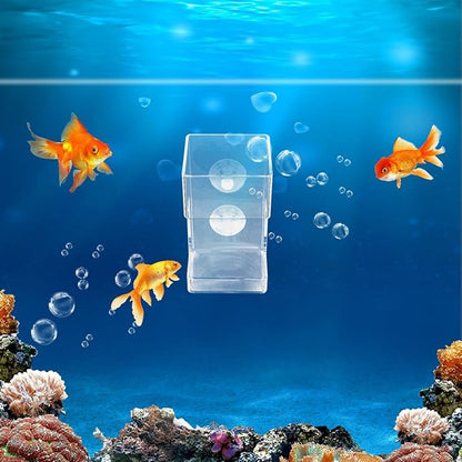 VANZACK Feeding Ring – Floating Fish Feeder Tool, Fish Feeders Reduced Clogging Tank Suitable for All Kinds of Food Tank Accessories