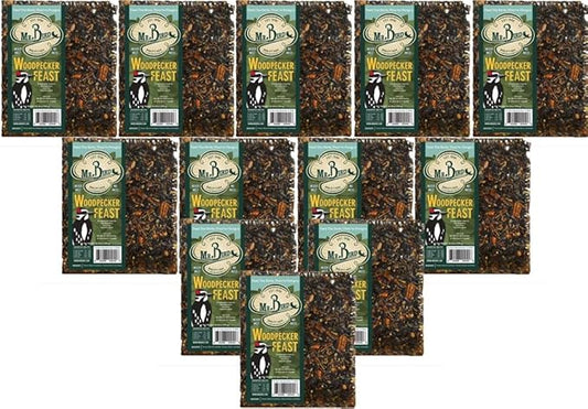 12-Pack of Mr. Bird Woodpecker Feast Large Wild Bird Seed Block 1 lb. 12 oz.
