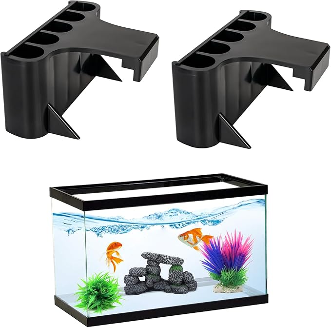 2 PCS Aquarium Plant Holder Top Hanging Fish Tank Plant Pot Aquarium Planter Cups for Water Feature Decoration