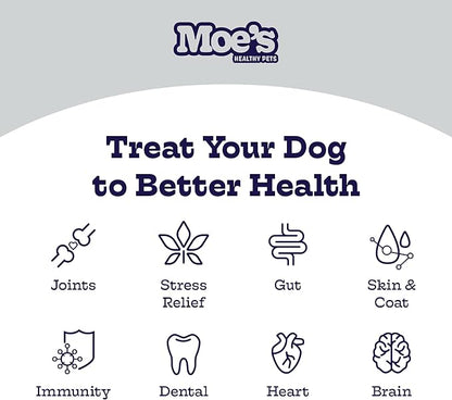 Moe’s Allergy and Immune Chews for Dogs – 90ct Soft Dog Allergy Supplement Bites for Itchy Skin, Seasonal Allergies and Skin Health – Vet-Formulated (Savory Chicken)