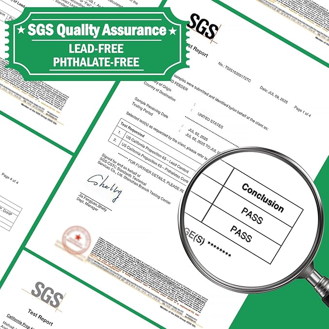 Window Bird Feeder with Strong Suction Cups - Clear Bird Feeders for Window Viewing, Sturdy and Durable, Easy to Clean and Refill, for Finches, Cardinals, and More, Gifts for Mom Dad Cats