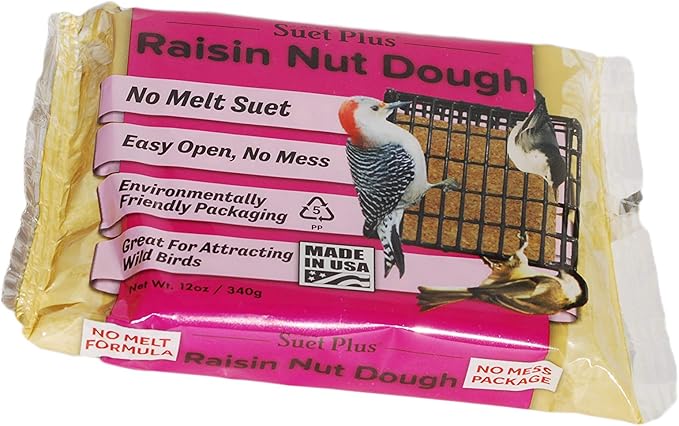 Suet Plus No Melt Suet Cake 5 Pack Variety of No Melt Suet Cakes for Wild Birds