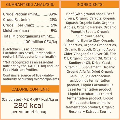 Primal Freeze Dried Dog Food, Pronto Mini Nuggets, Beef; Scoop & Serve, Complete & Balanced Meal; Also Use as Topper or Treat; Premium, Healthy, Grain Free High Protein Raw Dog Food (25 oz)