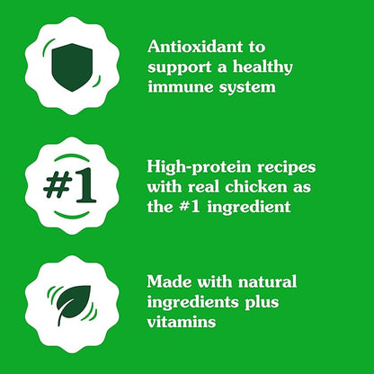 Greenies Smart Topper High Protein Wet Mix-in for Dogs, Chicken, Beef, Sweet Potatoes, Potatoes & Spinach Recipe in Vitabroth Broth- Bone Broth + Vitamins E & B1, 10 Count