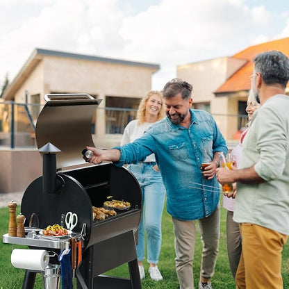 Stanbroil Stainless Grill Side Shelf, Fits Traeger Pro 22, Pro 34, Pro 575, Pro 780, Grill Accessories to Add Storage Space
