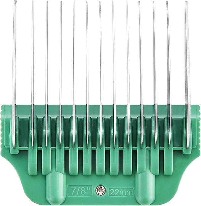 22MM 7/8Inch Pet Grooming Clipper Attachment Guard Comb, for Wide A5 Blades, Compatible with Andis, Conair, Wahl, Laube, Thrive, Bucchelli, or other A5 Series, Only Fit for 10W/15W/30W Wide Blade