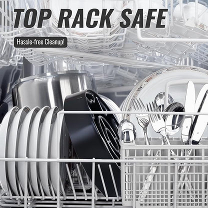 Tilted Slow Feeder Dog Bowl for Flat Face Breeds, Retro Style Non-Skid Food Bowl for Flat Face Breeds for Dogs & Cats Large, Small (Black)