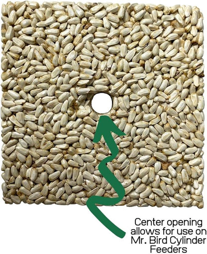 12-Pack of Mr. Bird Safflower Feast Small Wild Bird Seed Cake 8 oz.