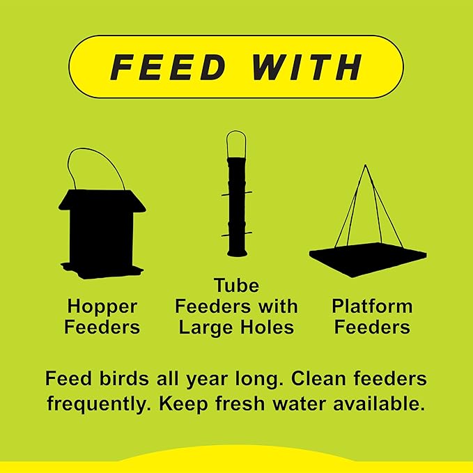 Wild Delight Deck, Porch N' Patio No Waste Bird Food, 20 lb-(374200),Tan