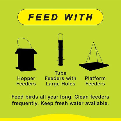 Wild Delight Deck, Porch N' Patio No Waste Bird Food, 20 lb-(374200),Tan