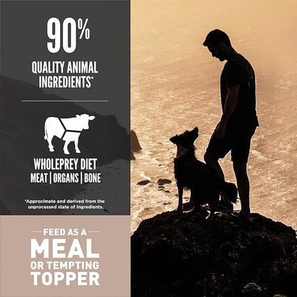 ORIJEN Grain Free High Protein Freeze Dried Dog Food & Topper Regional Red Recipe 6oz Bag