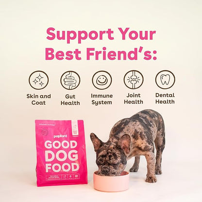 Pupford Good Dog Food, Freeze-Dried Raw, High-Protein, Superfood Ingredients, Vet-Approved, No Fillers or Artificial Additives (Lamb & Salmon Recipe, 25 oz)