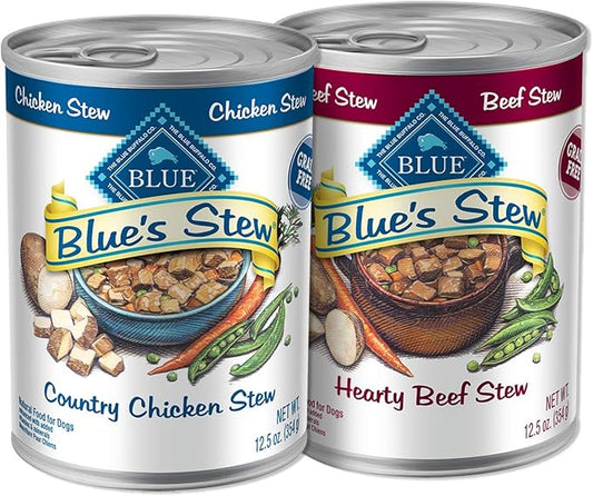 [Blue Buffalo] Chicken and Beef (12 Pack- 6 of Each Flavor)