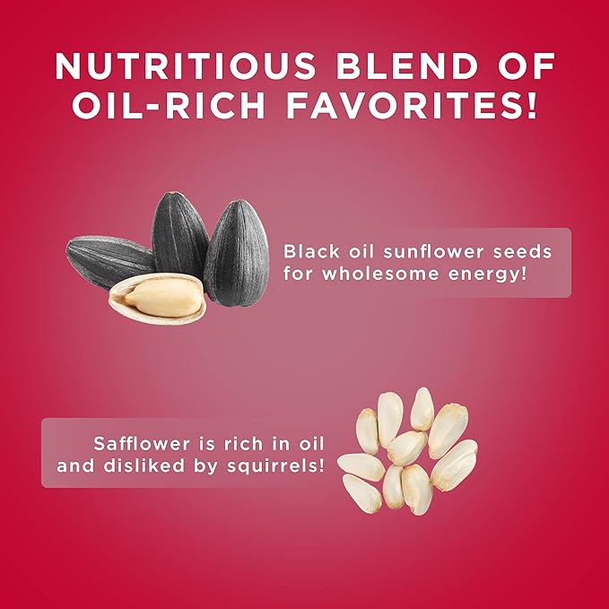 Audubon Park Cardinal Blend Wild Bird Food, Cardinal Bird Seed for Outside Feeders, 4-Pound Bag (Pack of 2)