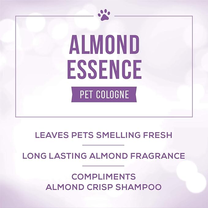 Nature's Specialties Dog Cologone 8 oz. Bundle - Almond Essence Cologne, Almond Scent, Ready to Use, Finishing Spray + Island Coconut Mist, Pina Coloda Scent, Ready to Use, Finishing Spray