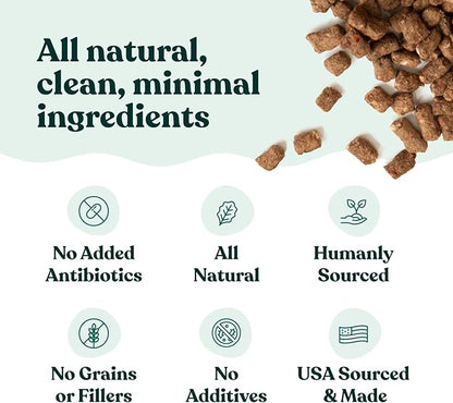 Little Hunter Freeze Dried Fresh Raw Chicken Recipe - Picky Eater-Approved Limited Ingredient Dog Food for All Stages - High Protein, Small Batch, Grain Free, 15 oz