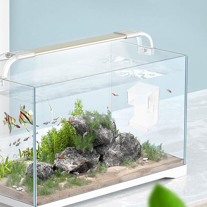 VANZACK Feeding Ring – Floating Fish Feeder Tool, Fish Feeders Reduced Clogging Tank Suitable for All Kinds of Food Tank Accessories