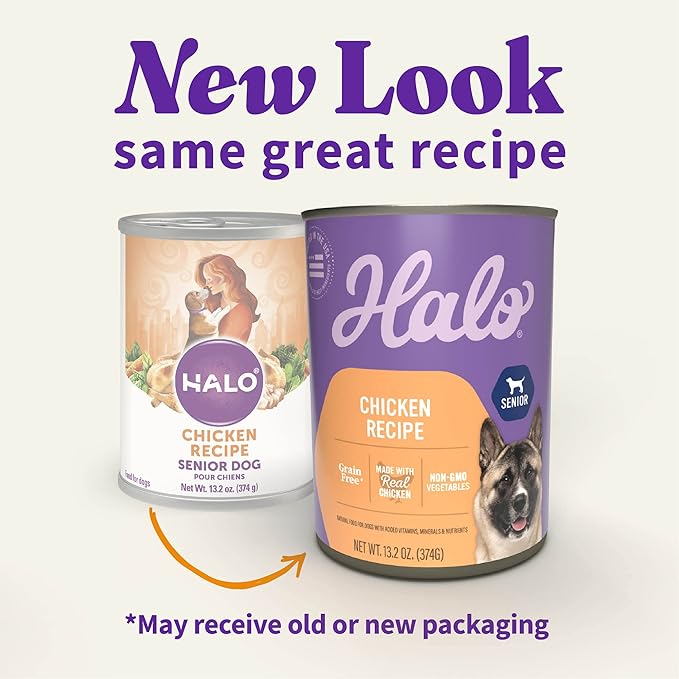 [Halo Senior] Chicken Recipe 13.2 oz (Pack of 6)