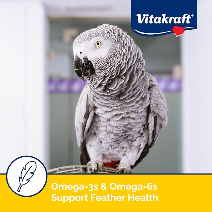 Vitakraft Menu Premium Parrot Food - Vitamin-Fortified - Macaw, Amazon, Conure, and Parrot Food for Large Birds 5 Pound (Pack of 1)