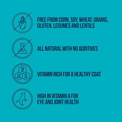 Stewart Single Ingredient Freeze Dried Raw Dog Treats, Beef Liver, 4 Ounce, Approx. 90 Pieces per Resealable Pouch, Training Treats or Meal Topper, High Protein, Grain Free, Gluten Free