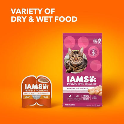 IAMS Proactive Health Adult Urinary Tract Health Dry Cat Food with Chicken, 7 lb. Bag