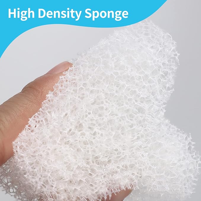 Cat Water Fountain Filters, 18 Pack Pet Fountain Replacement Foam Sponge Pre-Filters Fit for Multiple Ceramic and Stainless Steel Pet Fountains