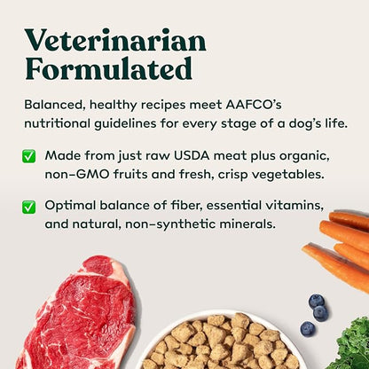 Little Hunter Freeze Dried Fresh Dog Food Raw Rabbit Recipe - Picky Eater-Approved Limited Ingredient for All Stages - High Protein, Small Batch, Grain Free Raw Dog Food, 15 oz