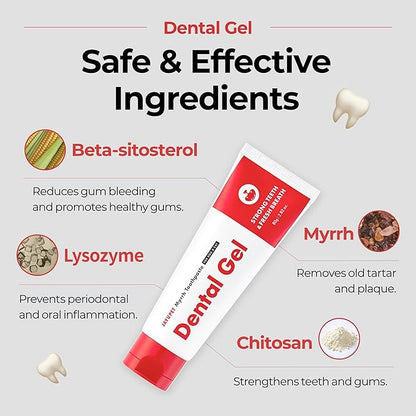 JAYU PET Dental Gel - Dog Cat Toothpaste, Removing Plaque and Tartar, Teeth Cleaning & Breath Freshener, Puppy Kitten Dental Care with Vet Approved (2.82oz. 80g)