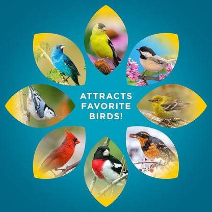 Audubon Park Waste Free Wild Bird Seed, No Mess Bird Food for Outside Feeders, 15-lb. Bag