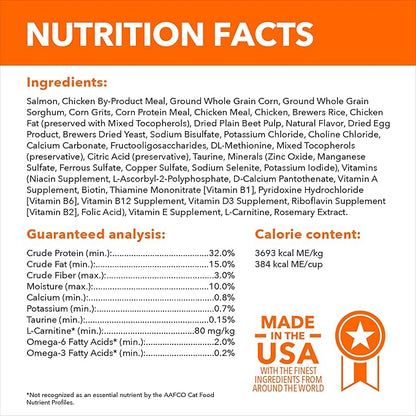 IAMS Proactive Health Adult Healthy Dry Cat Food with Real Salmon, 7 lb. Bag