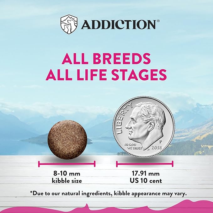 Addiction Duck Royale – Cage-Free New Zealand Duck Recipe – Feline Beauty Blend - Complete & Balanced - Gentle on Digestion - Grain-Free Dry Cat Food for All Life Stages – 4lbs