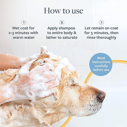 Veterinary Formula Flea and Tick Shampoo for Dogs and Cats, 1 Gallon – Dog and Cat Flea Shampoo with Pyrethrum to Kill Fleas, Ticks On Contact – Cleanses and Exfoliates