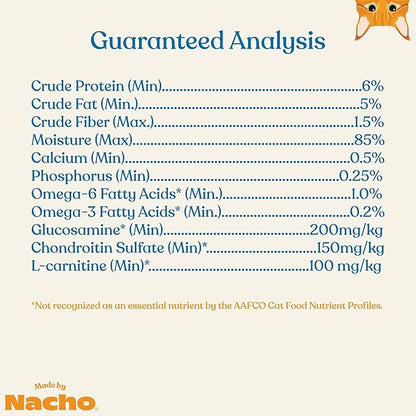Made by Nacho Bone & Joint Support Cage-Free Chicken Puree Meal Topper with Bone Broth (36 Count)