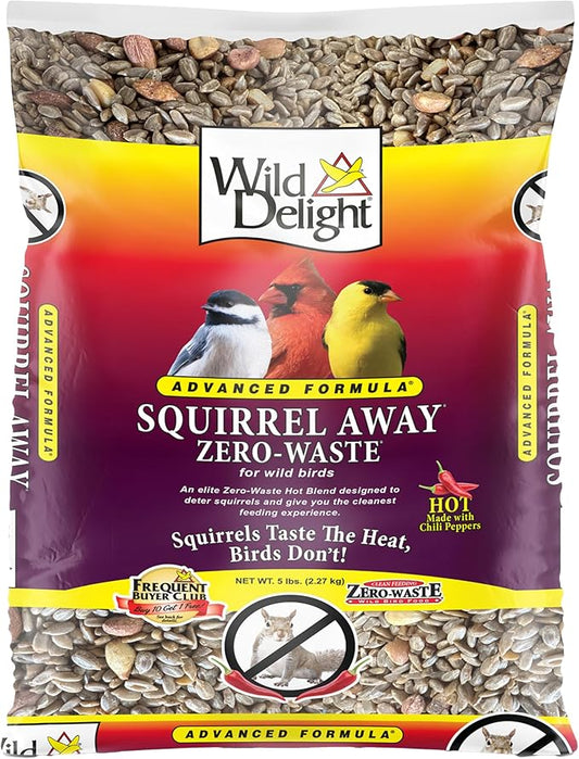 Wild Delight Advanced Formula Squirrel Away Zero Waste Wild Bird Food 5lbs