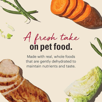 The Honest Kitchen Human Grade Dehydrated Grain Free Dog Food - Complete & Balanced Meal or Topper - Chicken 10 Pound (makes 40 Pounds)